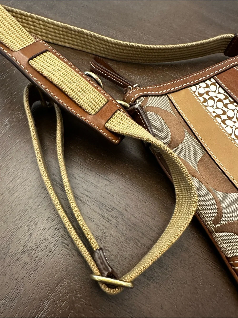 Coach Signature Swingpack Crossbody Bag